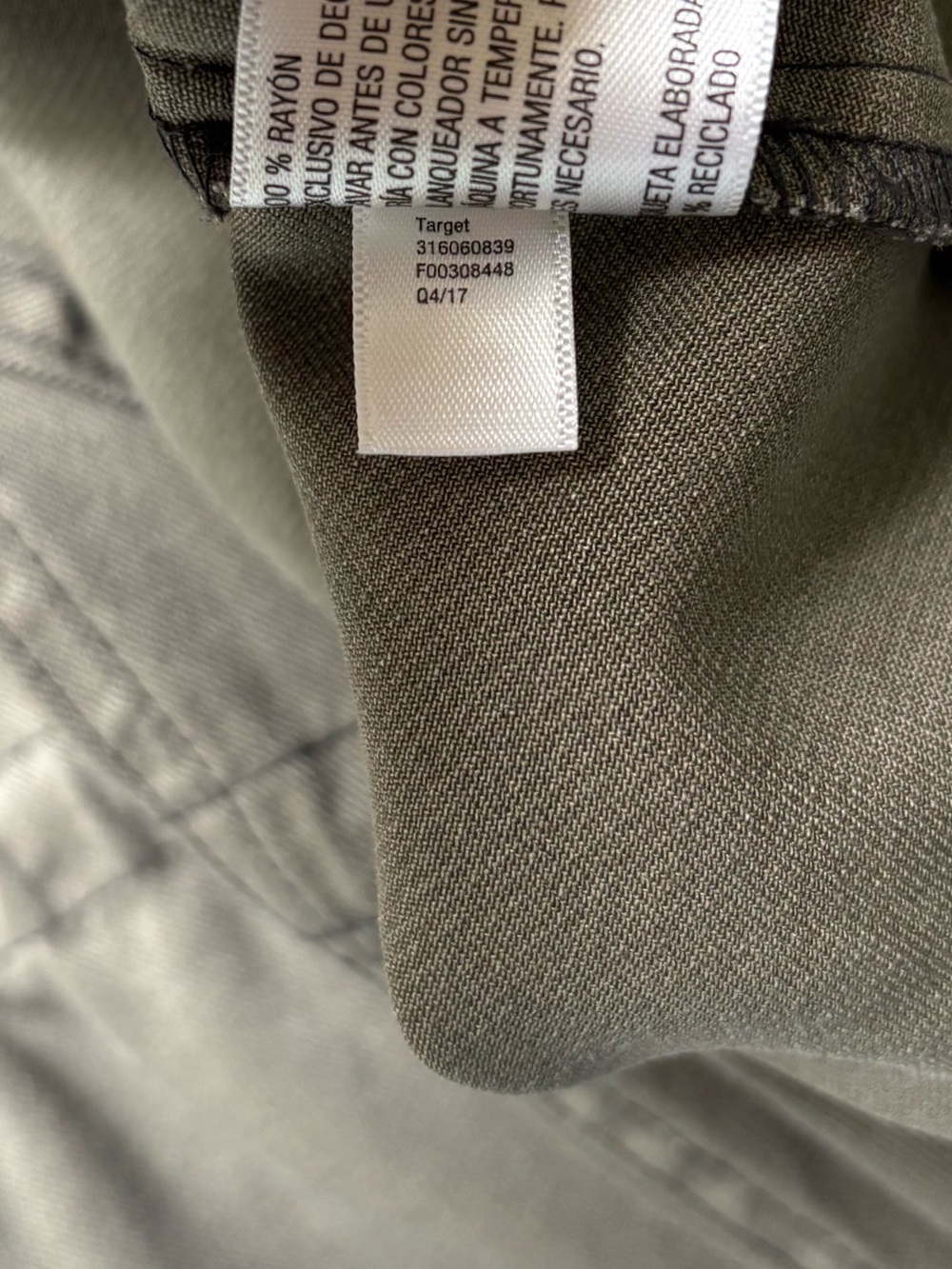 Knox Rose Olive Green Embroidered Jacket Boho Utility Cardigan Size XXL Earthy - Picture 10 of 13